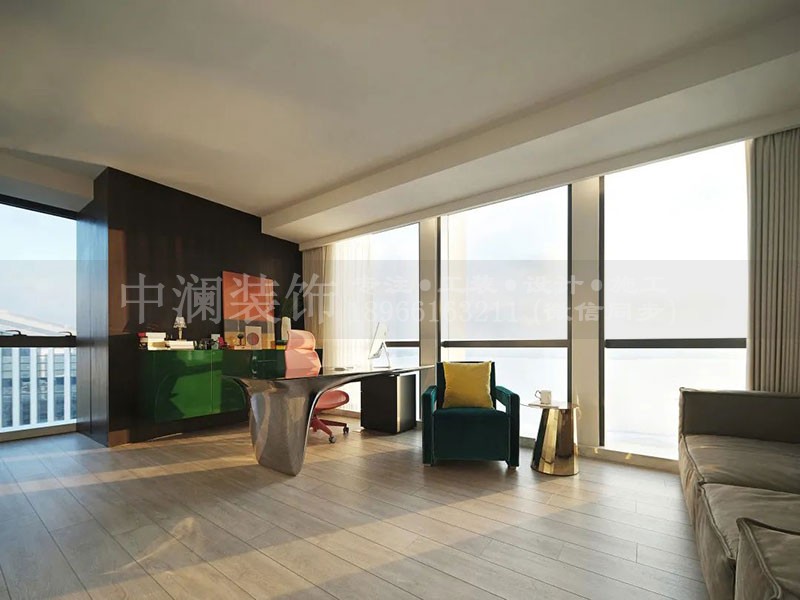 簡約大氣純凈藝術(shù)辦公室設(shè)計(jì)裝修